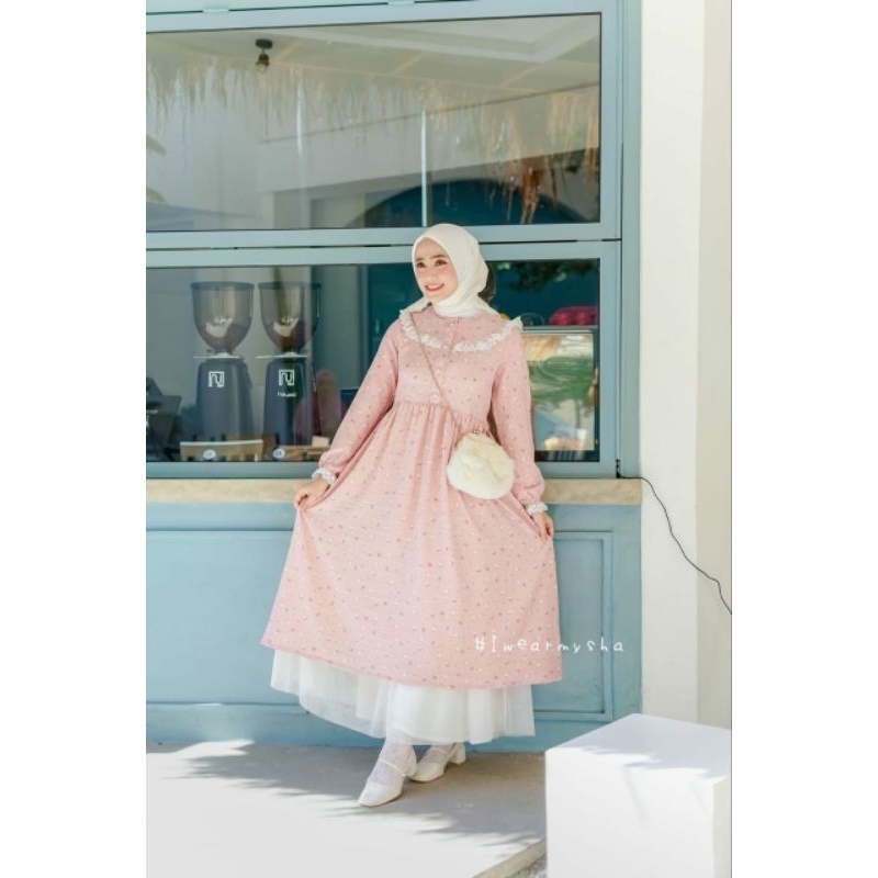 Midi Sabrina Luna Peach Iwearmysha