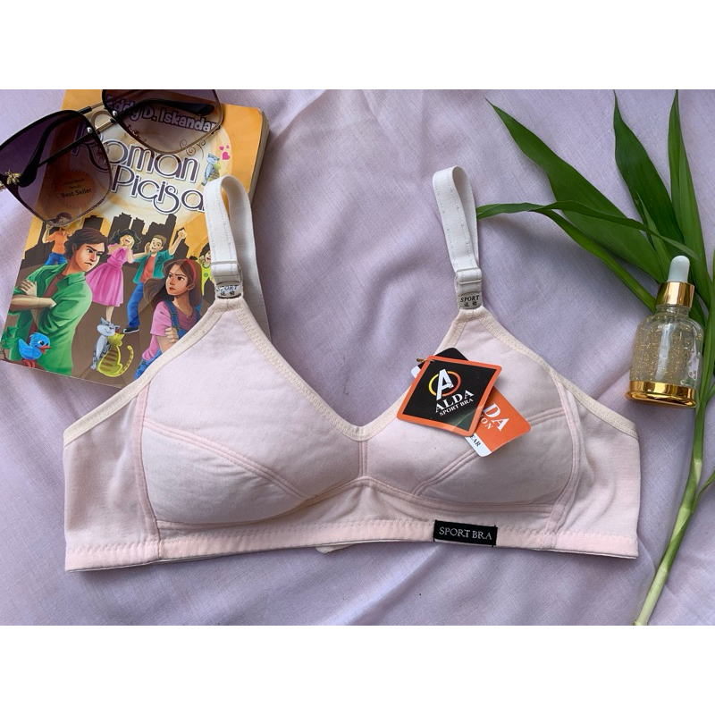 BRA ALDA SPORT BRA ( Dewasa ) WARNA OZY // TERMURAH // Nyaman // Bra viral