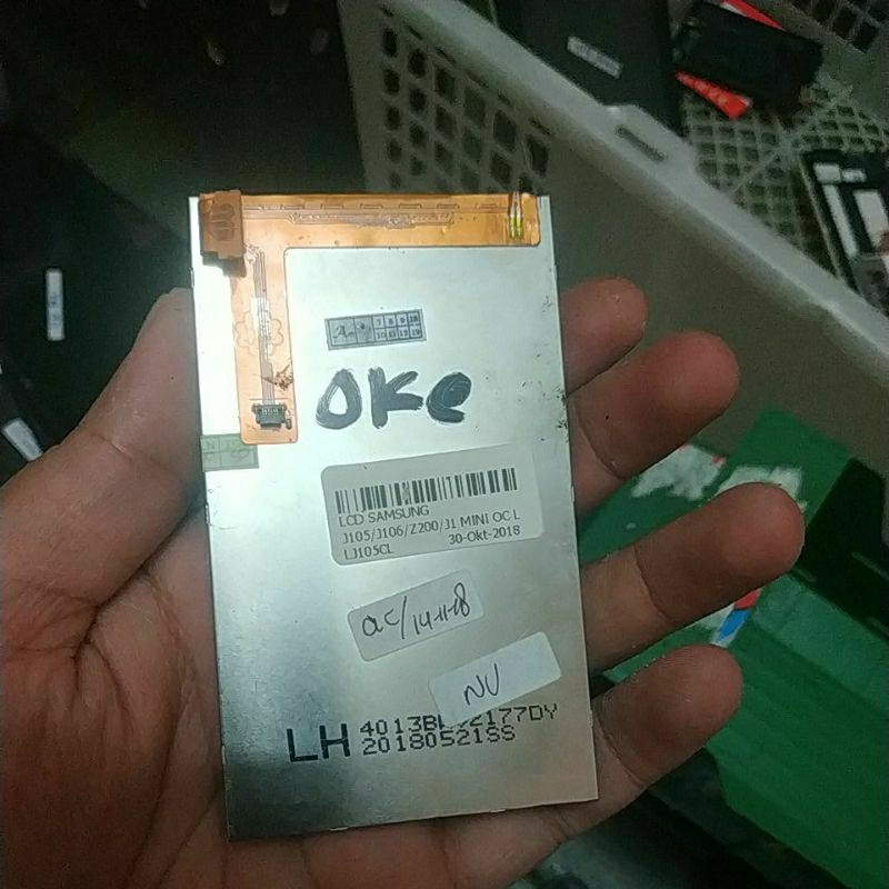 lcd bekas samsung j105 j1 mini bukan ori