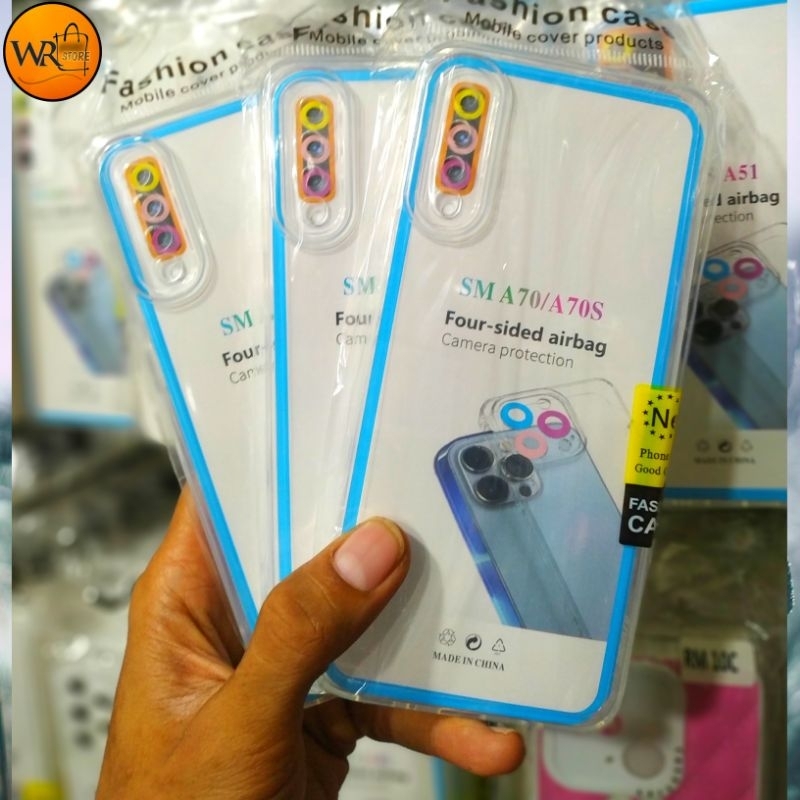 Casing Softcase Samsung A70 Silikon Transparan With UV Finishing