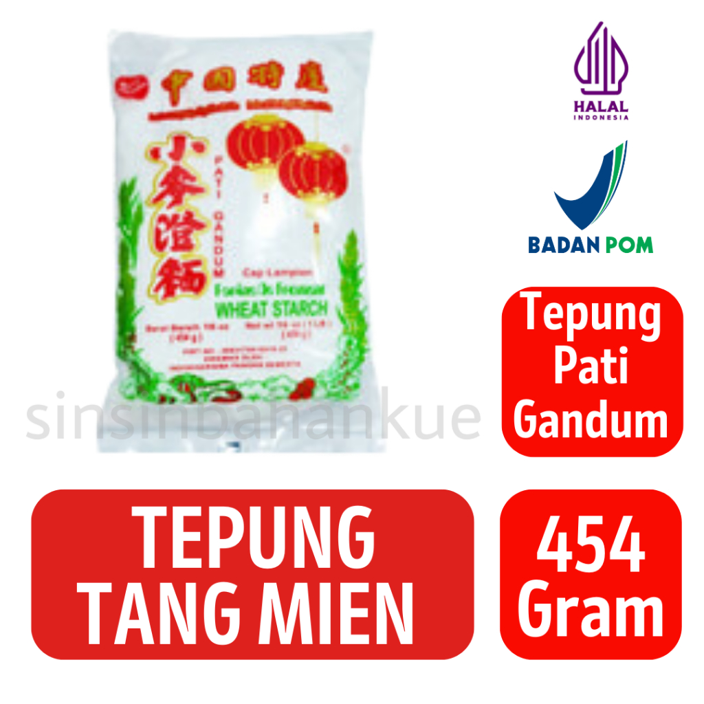 

Tepung Tang Mien/ Tepung Pati Gandum Cap Lampion [454 Gram]