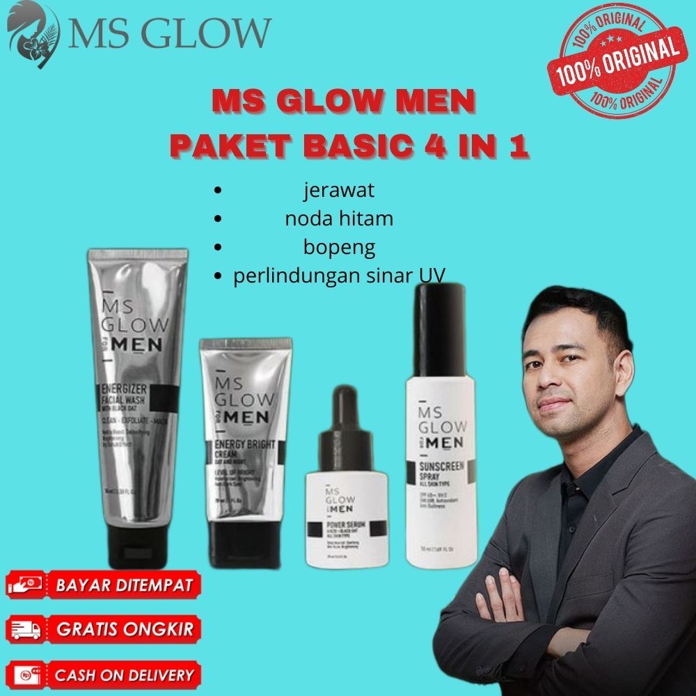 MS GLOW FOR MEN ORIGINAL ALL VARIAN MS GLOW MEN LENGKAP