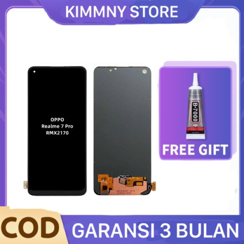 LCD TOUCHSCREEN REALME 7 PRO FULLSET ORIGINAL