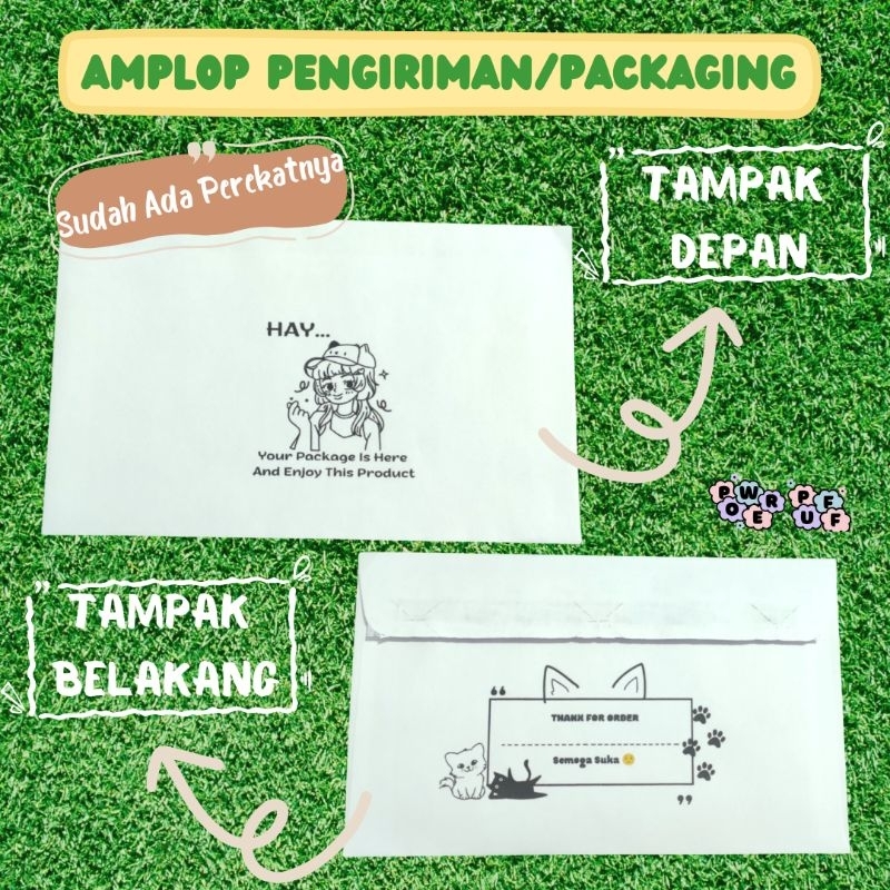 

Amplop Putih Untuk Packaging / Olshop (min pembelian 25pcs)