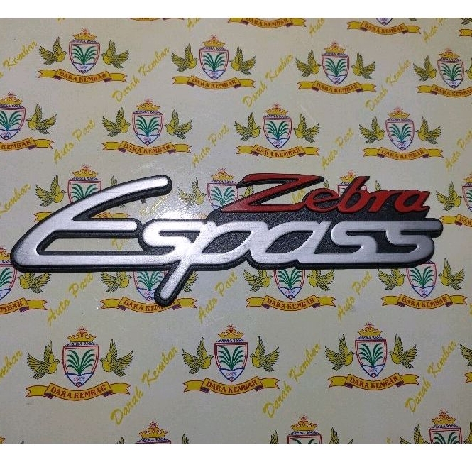 Emblem Logo Stiker Tulisan ESPASS 1.3/1.6 Original