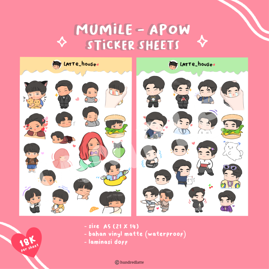 

Mileapo sticker sheets kiss-cut [by latte]