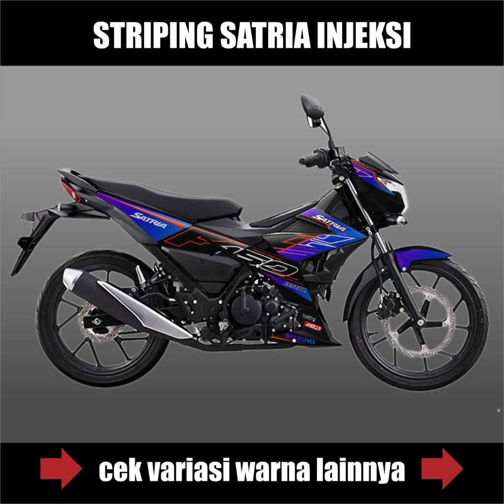 Stiker Satria Raider Fi Livery Ciber City / Decal Sticker Custom Suzuki Satria 150 F injeksi / Stock