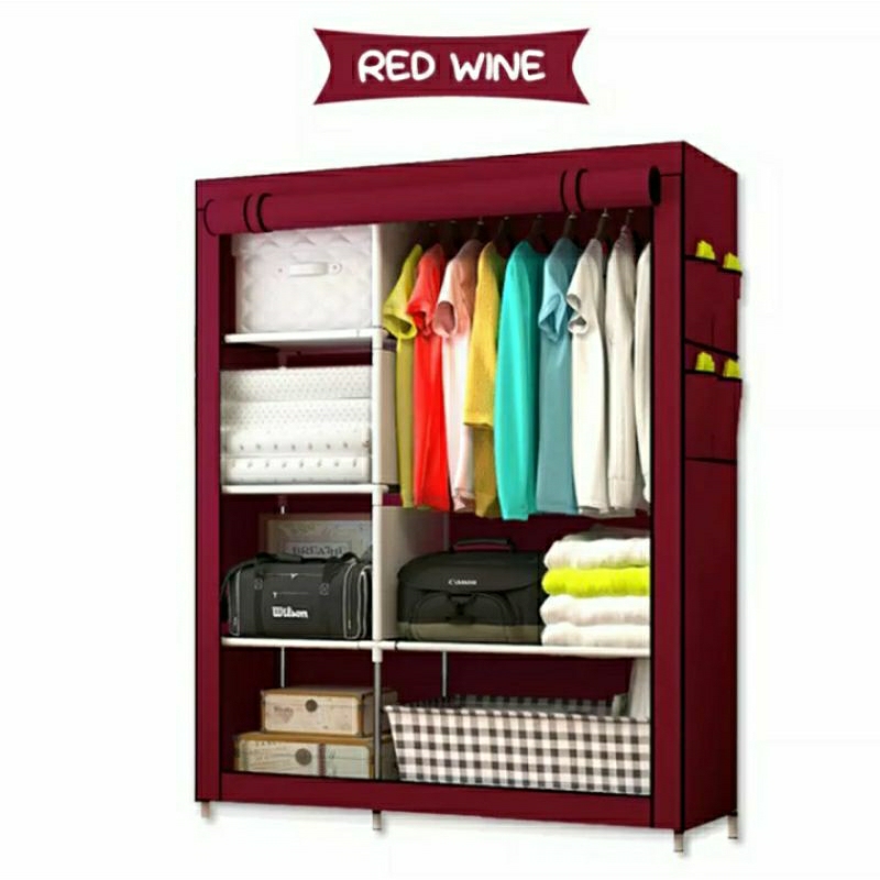 lemari kain portabel