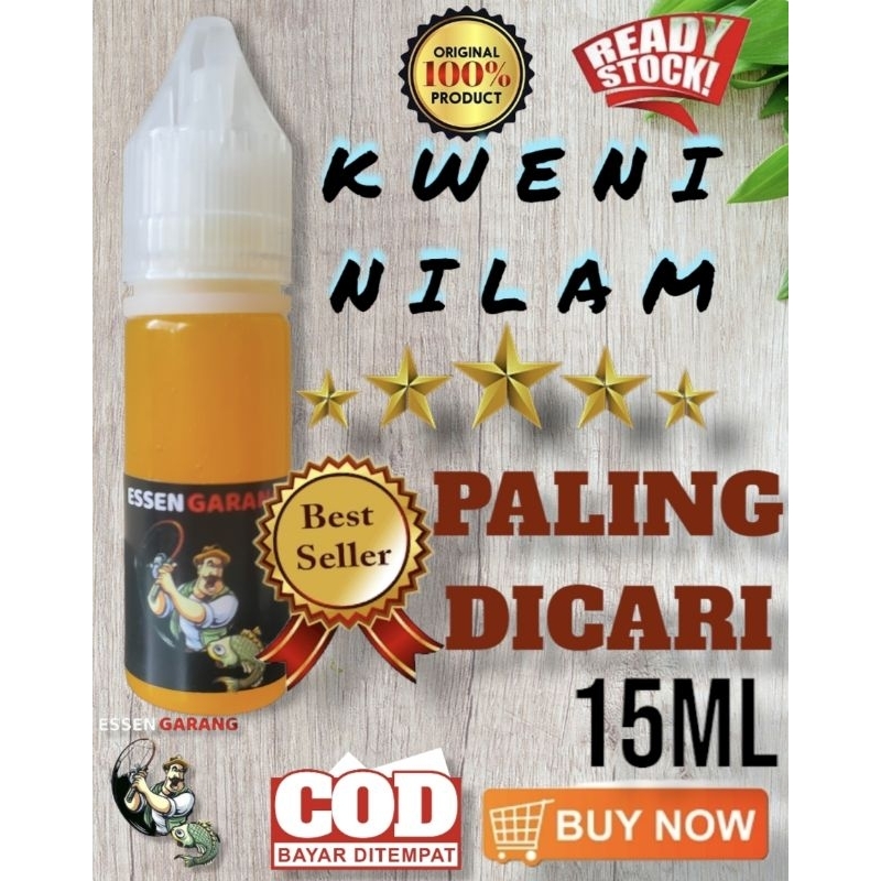 ESSEN OPLOSAN KWENI NILAM 15ML// IKAN MAS BABON// AROMA SEGAR KWENI // ESSEN IKAN MAS