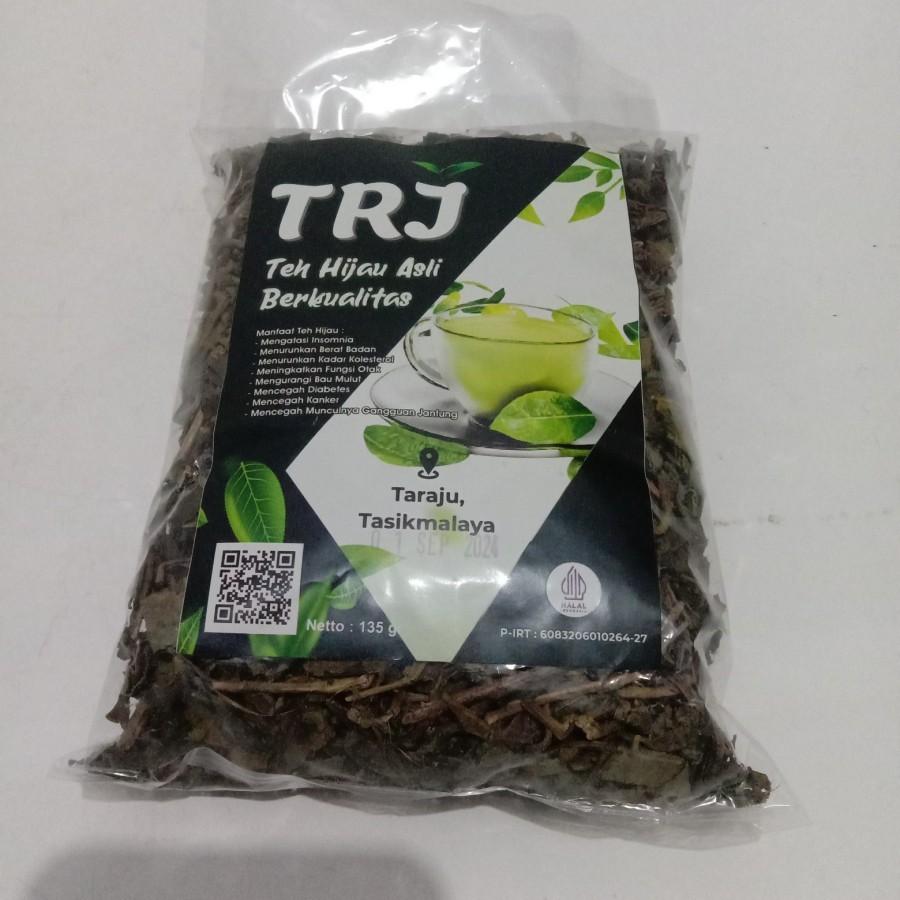 

TEH HIJAU ASLI BERKUALITAS Asal Taraju Tasikmalaya 135 GR