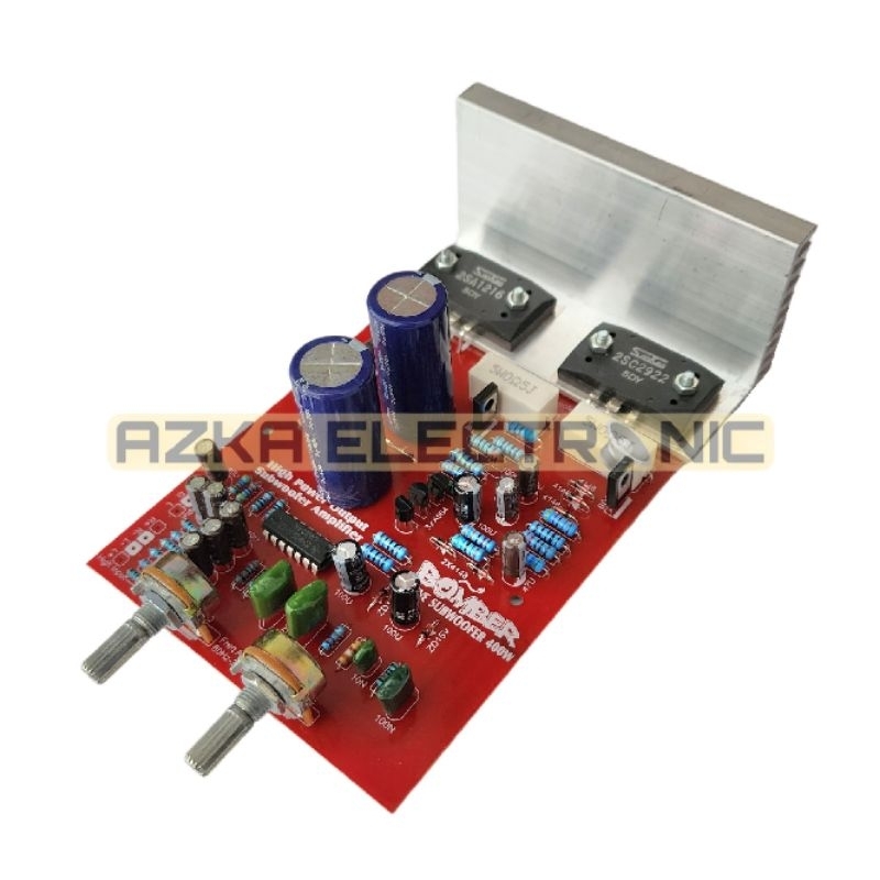 Kit Power Amplifier Subwoofer Aktif Bomber 400W