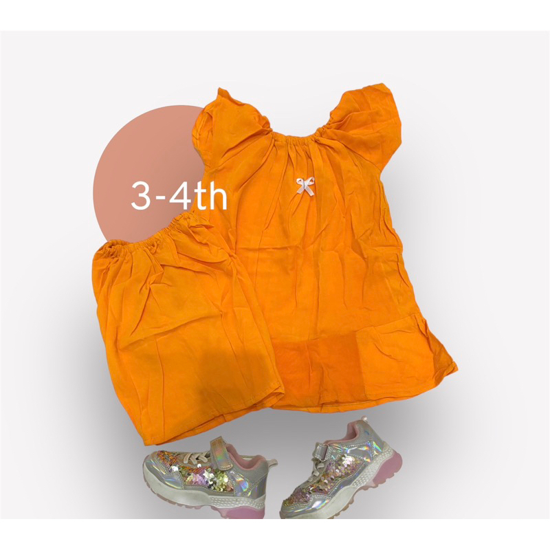 DASTER BATIK ANAK 3-4th MODEL ATAS BAWAH / BAJU RUMAH ANAK PEREMPUAN