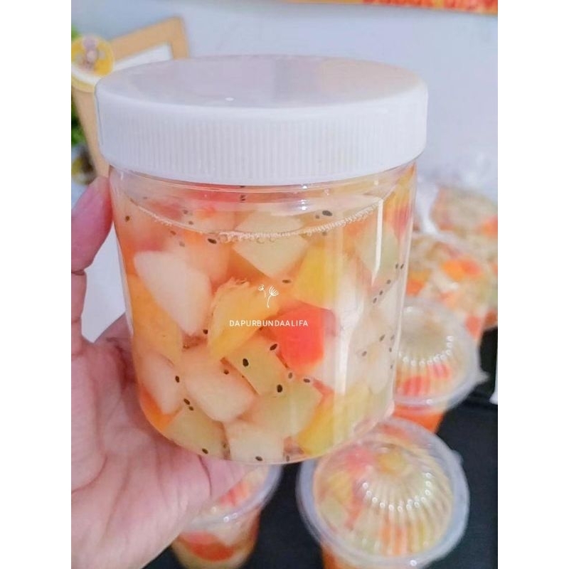 Cocktail Buah , Fruit Cocktail toples 600 ml , Es bulbul , es buah jadul , esbuah segar , cocktail b