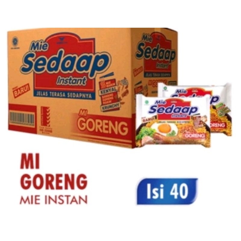 

mi sedaap goreng isi 40 bungkus