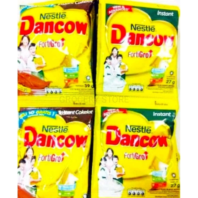 

Susu Dancow Fortigro 1 Renceng (10pcs) - Nestle Dancow Fortigro 27gr - 39gr (10pcs)