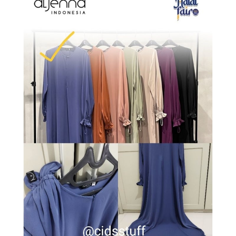 Aljenna Preloved Kasya Dress Denim Size M VVGC Gamis Aljenna