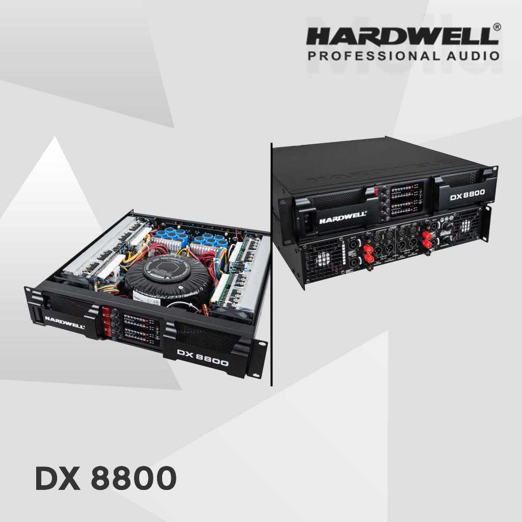 Power Amplifier Hardwell DX 8800 Original / Hardwell DX 8800