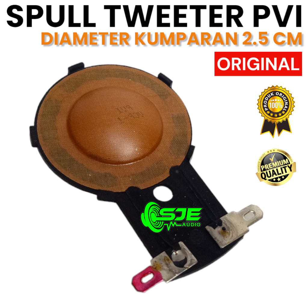 SPUL TWEETER PVI 25MM 25 MM 2.5 CM DP1 D2 T25 D25 VCP1 VCP-1 DP-1 SEPUL SPULL FOR BMA BS TWITTER TWI
