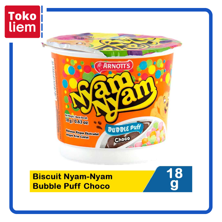 

Arnott's Biscuit Nyam-Nyam Bubble Puff Choco 18G