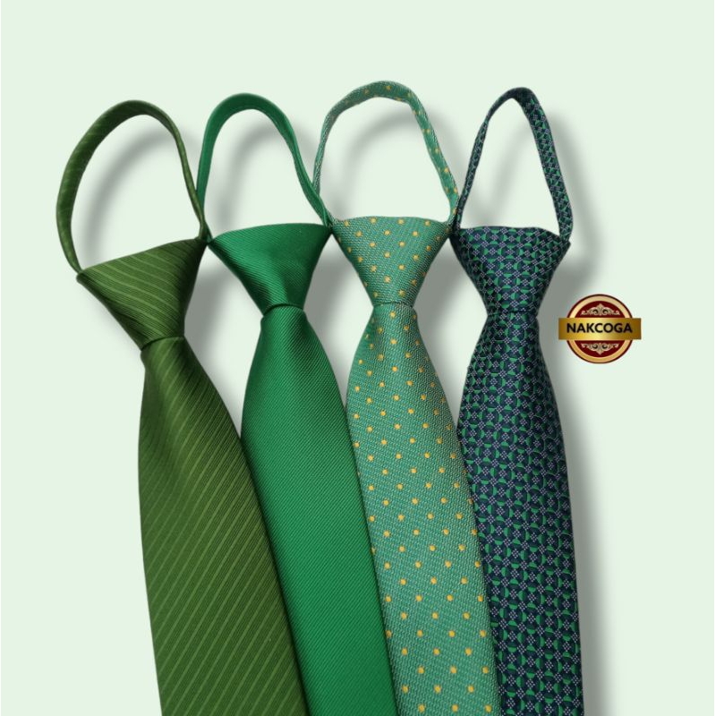 dasi hijau polos dasi hijau Sage green dasi hijau Wardah siap pakai instan