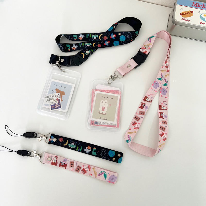 

Luna Lanyard Strap (with ID card case)
