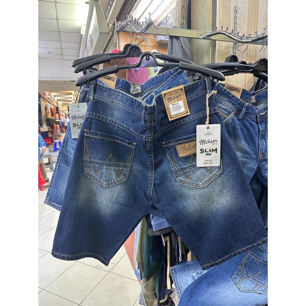Celana WILSER Pendek Pria / Celana Pria Pendek Jeans / Celana Jeans Pendek Terbaru / Celana WILCER P