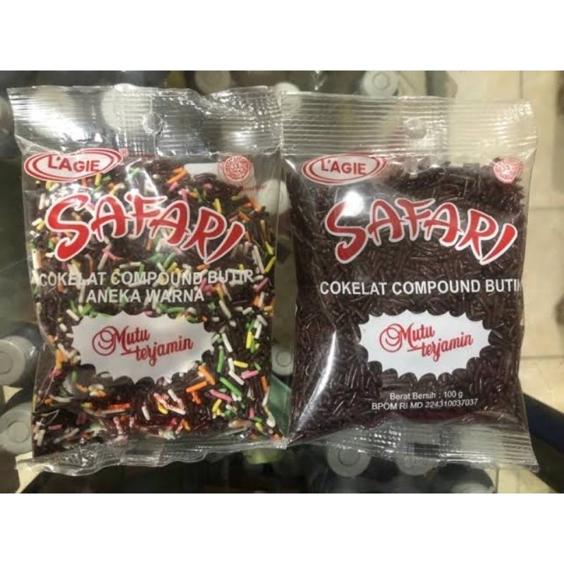 

Safari messes coklat | Safari messes warna 100gr & 250gr