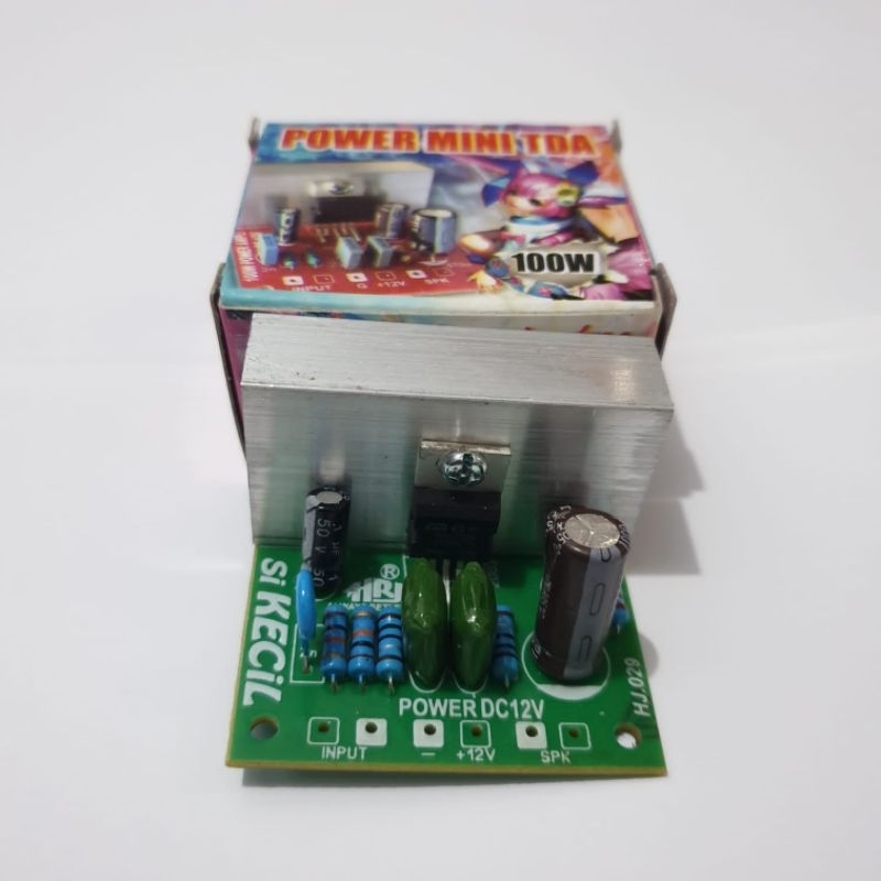 POWER DC 100WATT MILAR 12V HRJ IC PART ASLI