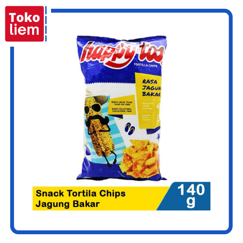 

Happytos Snack Tortilla Chips Jagung Bakar 140G