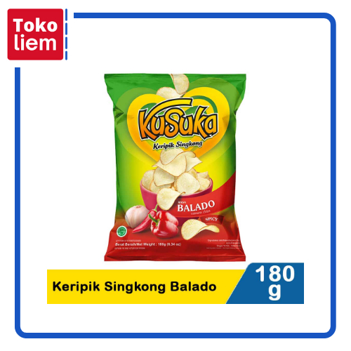 

Kusuka Keripik Singkong Balado 180G