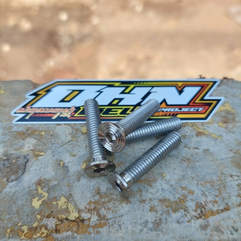 baut m8 5cm 50 baut slim stainless panjang 50 mm atau 5 cm baut custom baut footsep belakang