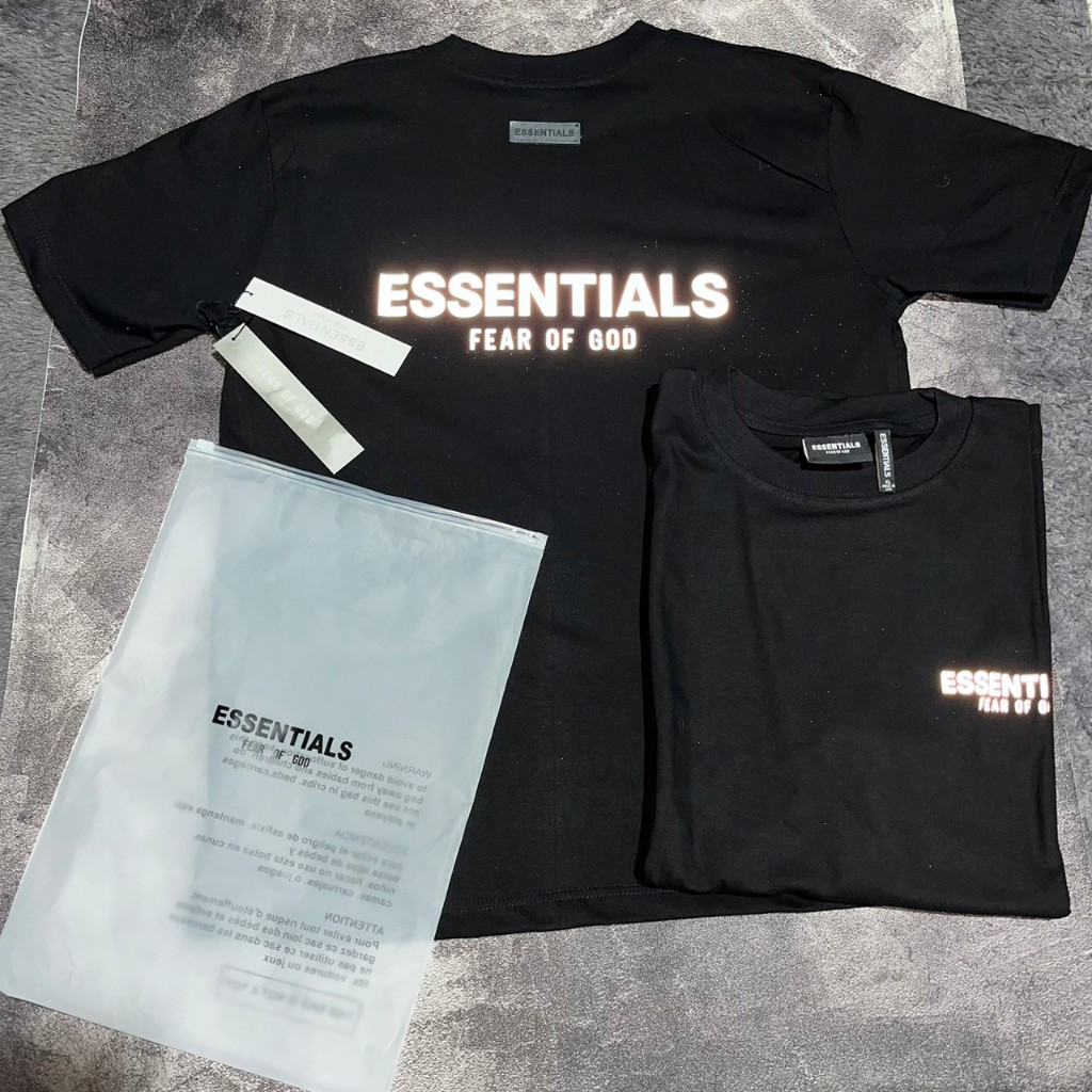 Kaos Essentials FOG Reflective 16s Oversize Import Size Euro Pria Wanita