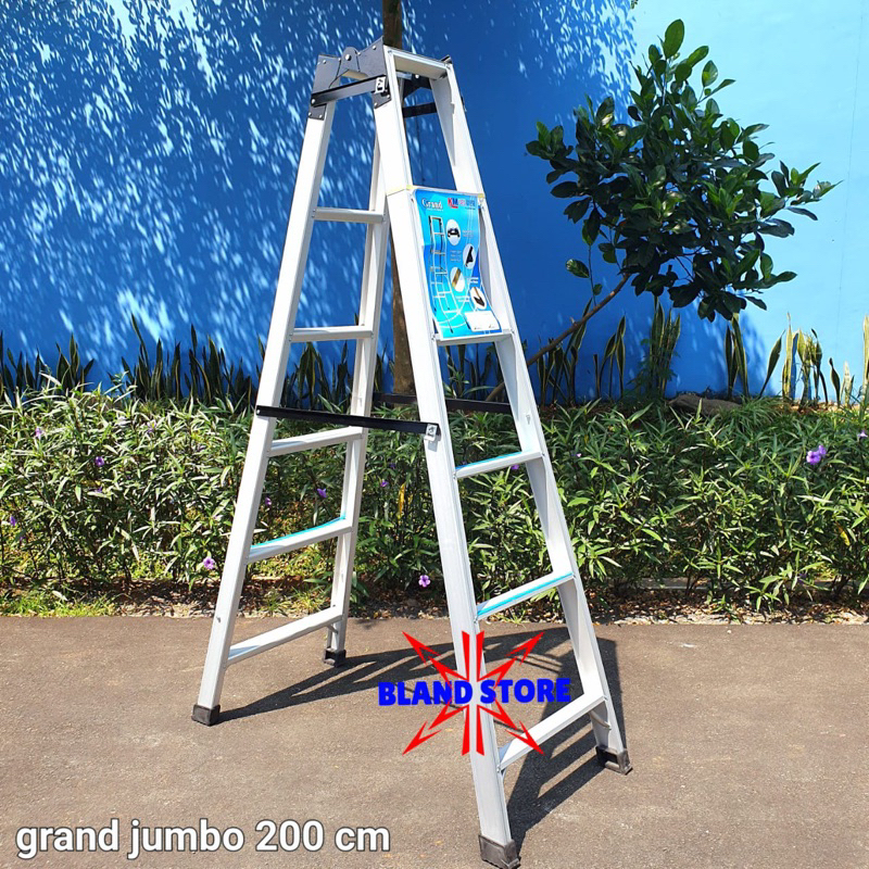 Tangga Lipat / Tangga Aluminium / tangga lipat Super Jumbo / Ukuran 2M