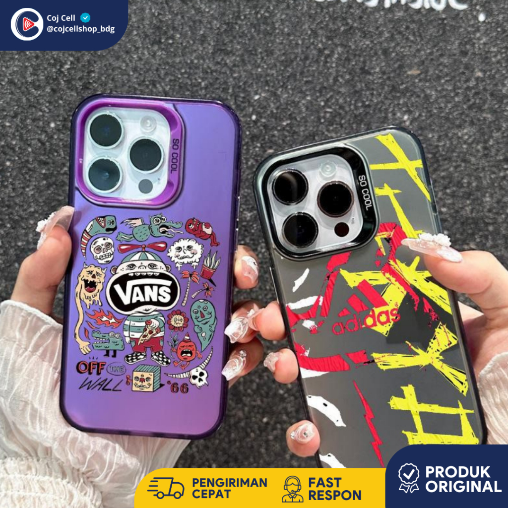 Case Motif Adidas/Vans Untuk Handphone Xiaomi Samsung Vivo Oppo Iphone - Soft Case Motif Keren Untuk