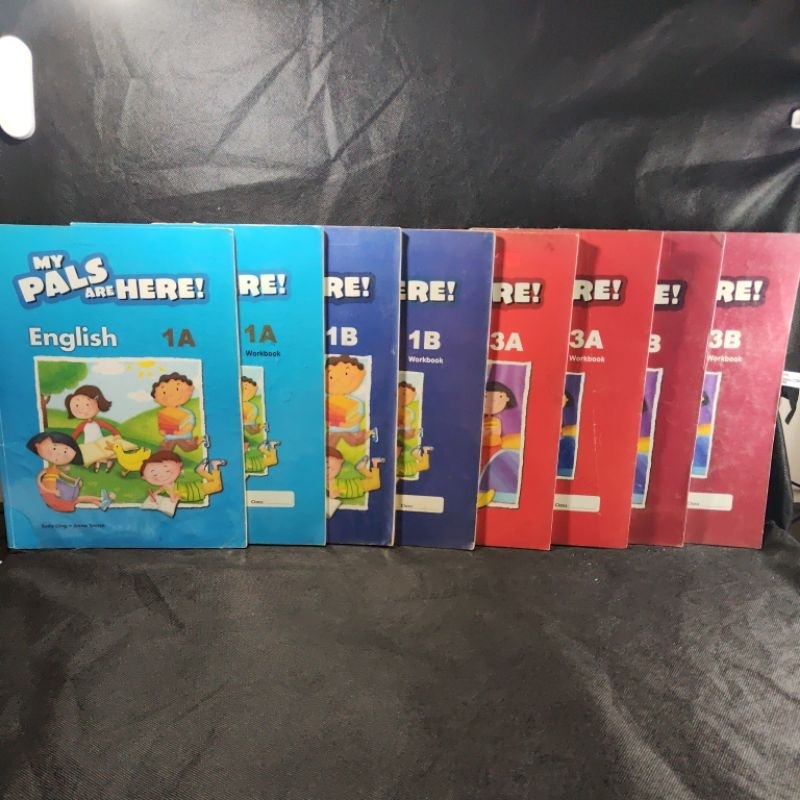 Buku My Pals Are Here English, Textbook, Workbook, 1A, 1B, 3A, 3B, 5B, Judy Ling, Anne Smith, Marsha