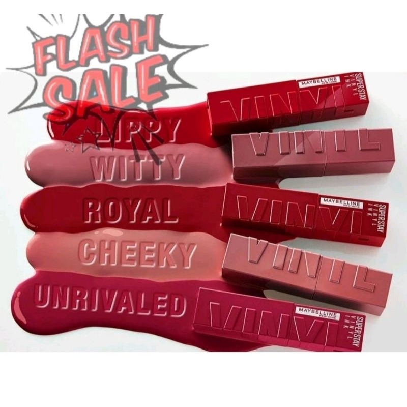 MAYBELLINE vinyl ink super stay finish transperproof - lip cream matte - lipstik