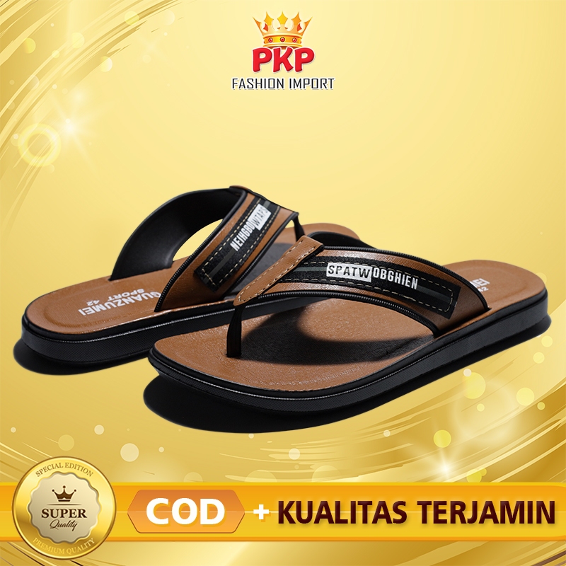 Sendal Jepit Cowok Dewasa Karet Murah Sandal Pria Distro Terbaru Import Kekinian Sendal Laki Laki Re