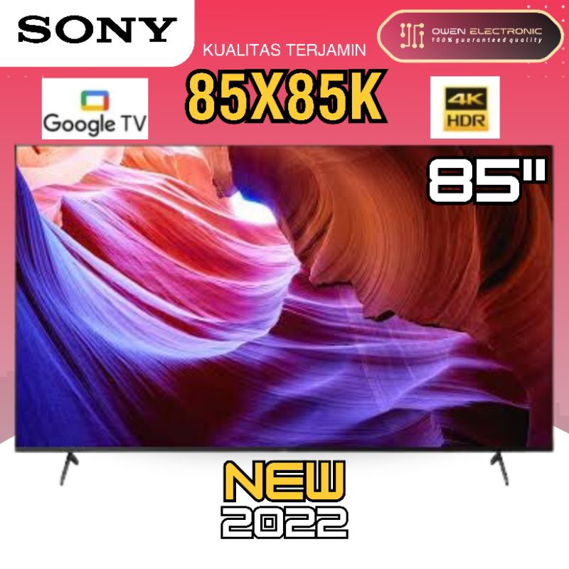 SONY LED TV 85X85K / KD-85X85K 85 inch Google tv 4k 120hz 2022 series