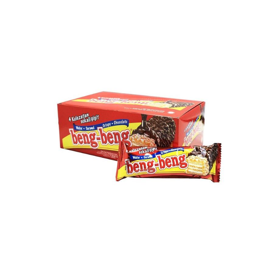 

Beng Beng Coklat wafer kemasan 1 box isi 17 Pcs