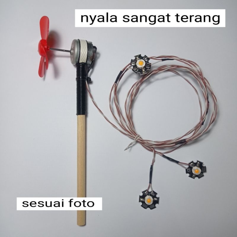 dinamo lampu layangan/layang layang super terang(lengkap)