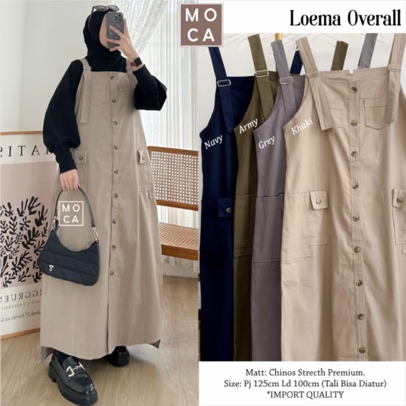 LOEMA OVERALL CHINOS STRETCH