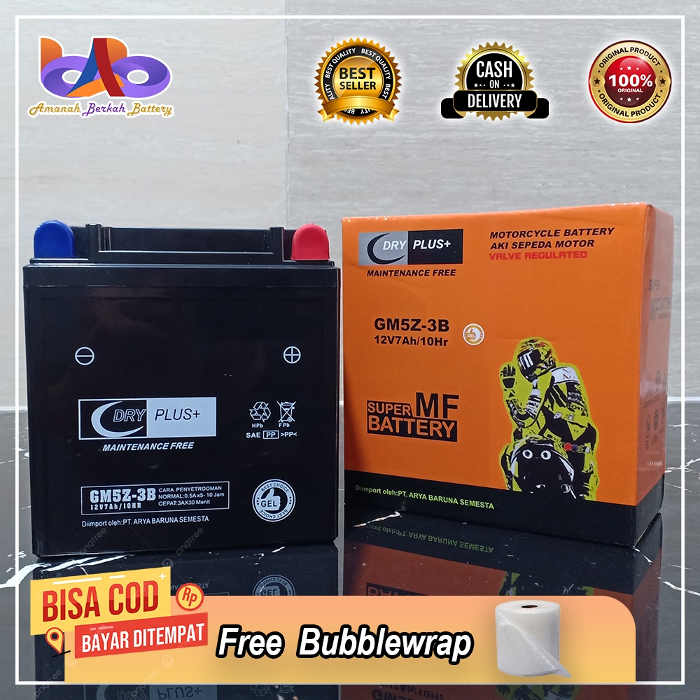 Aki Motor Jupiter Z Old, Jupiter z Burhan, Jupiter MX Old GM5Z-3B GT6A Aki Kering MF