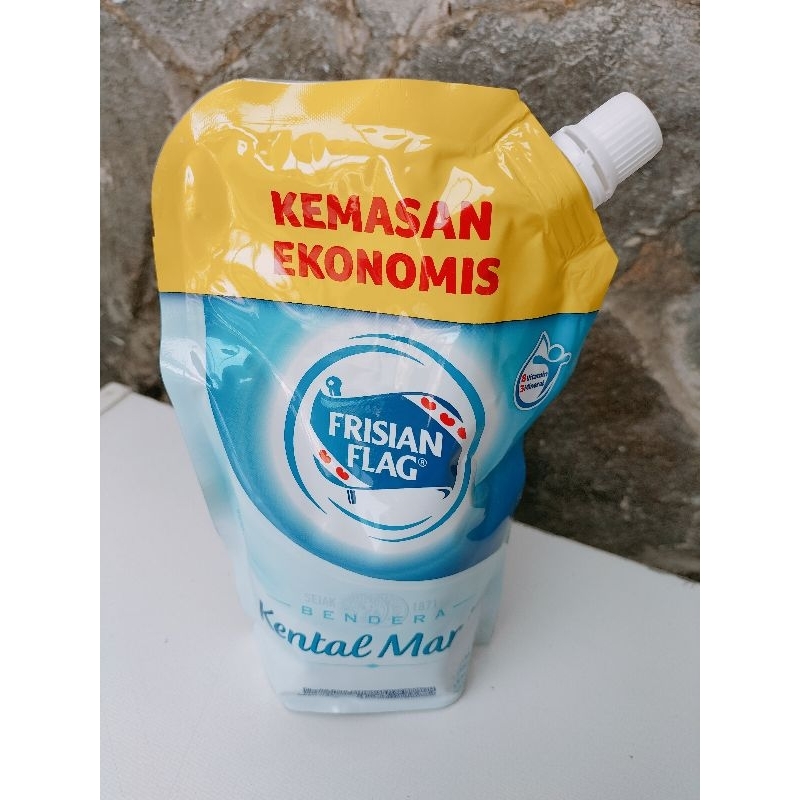 

FRISIAN FLAG susu kental manis putih 545gram kemasan ekonomis /pouch