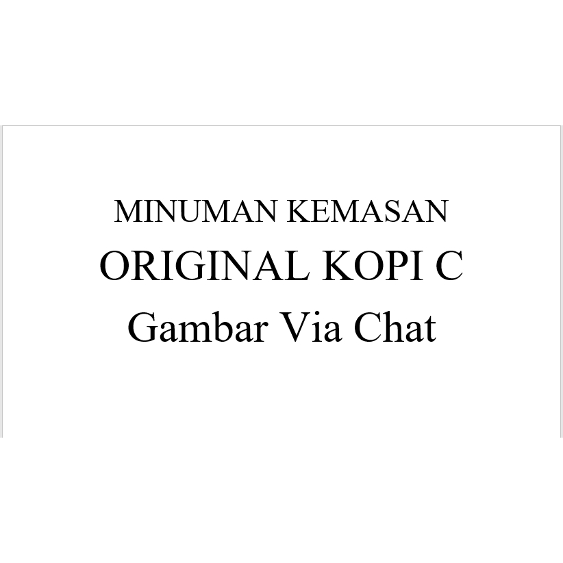 

MINUMAN KEMASAN KESEHATAN HERBAL KC