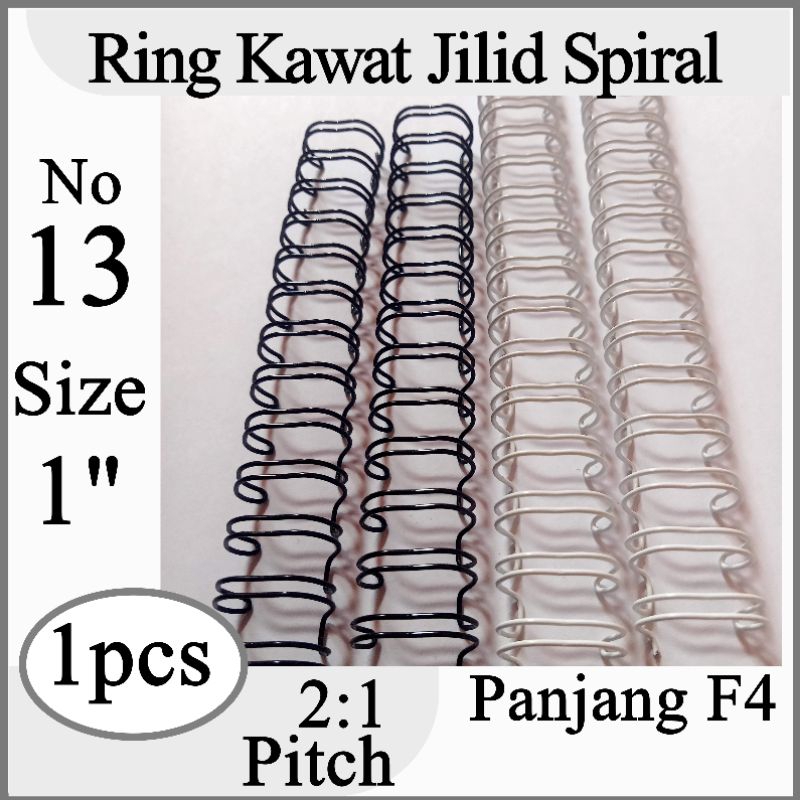 

Ring Kawat Jilid Spiral 2:1 ukuran 1 inchi F4