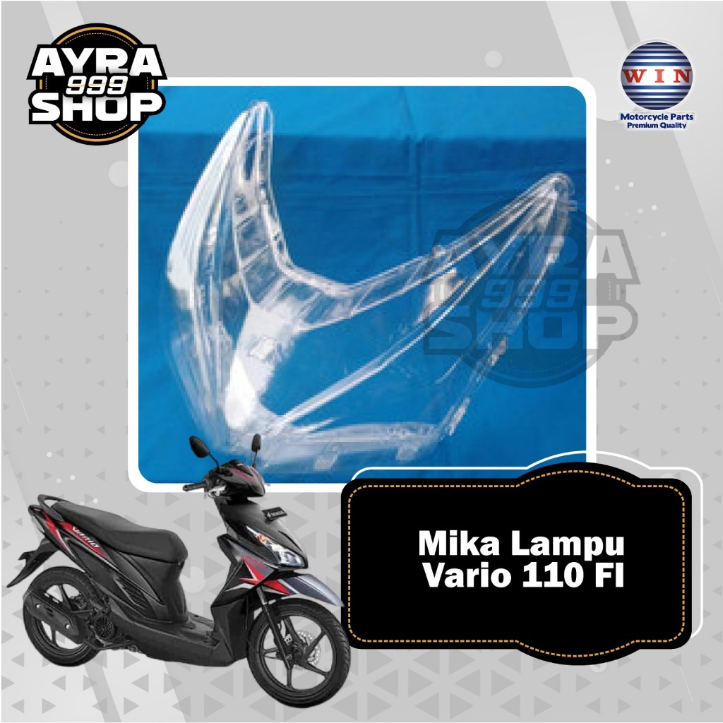MIKA LAMPU DEPAN HONDA VARIO 110 FI KACA MIKA LAMPU DEPAN HONDA VARIO 110 FI