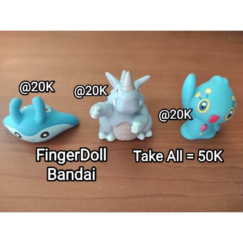 Finger Doll Original Bandai Pokemon Figure Pokemon Nintendo