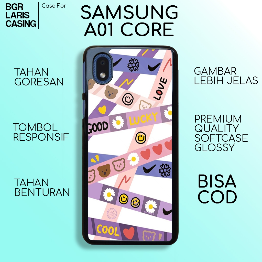 Casing Samsung A01 Core Terbaru Case Samsung A01 Core Stiker Hardcase Softcase Glosy Kesing Termurah