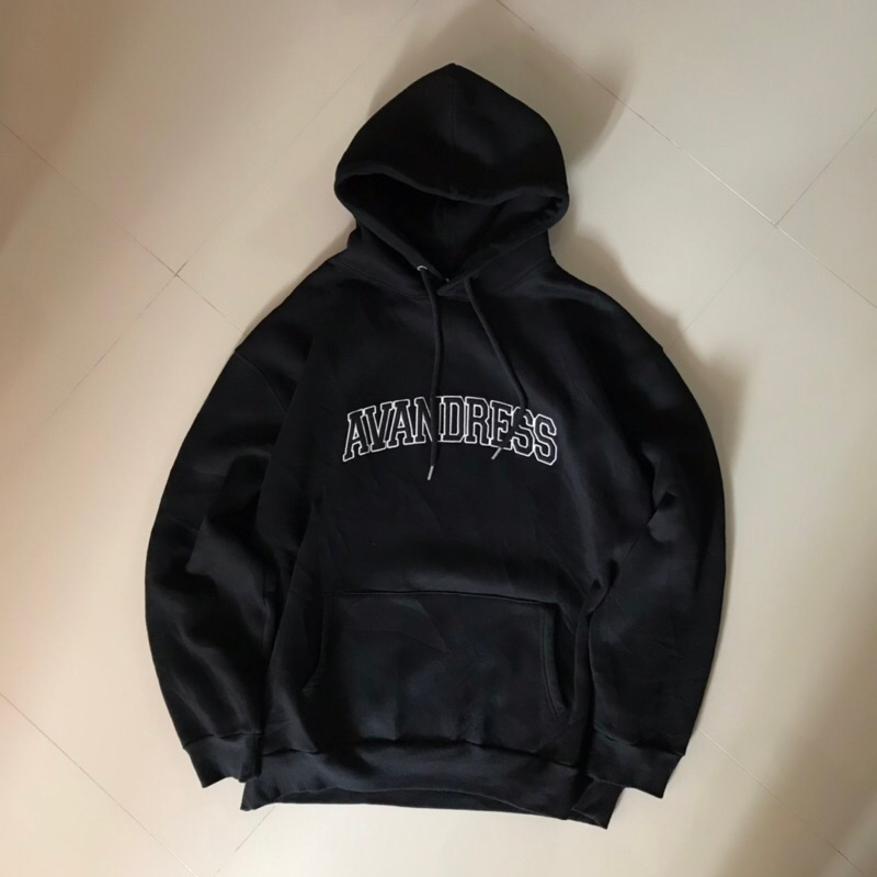Avandress Unisex Overfit Applique Hoodie