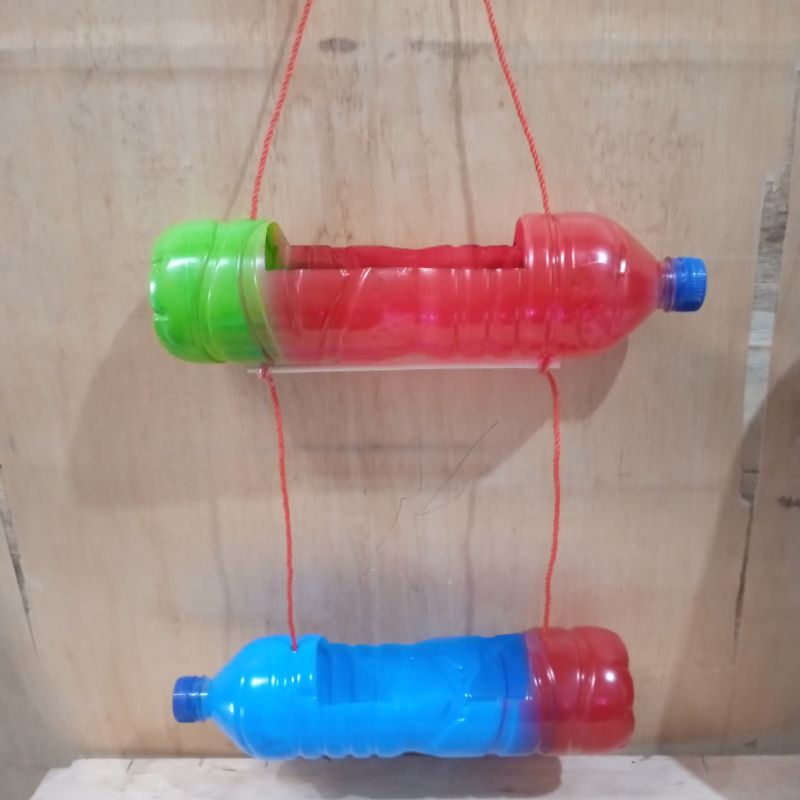 Pot Gantung Botol Susun 2 / Prakarya Botol Plastik / Kerajinan Daur Ulang Barang Bekas